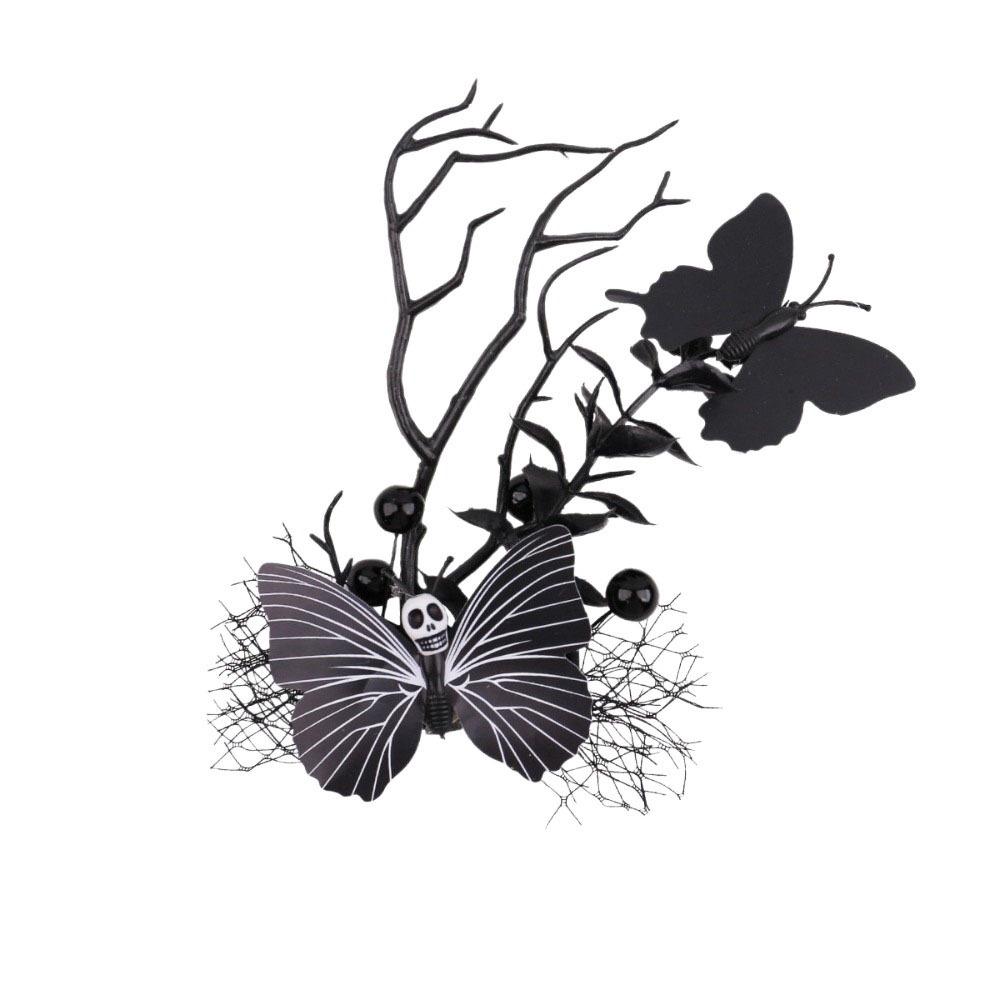 Cloth Ghost Claw Hair Clip Harajuku Halloween Headwear Skeleton Hand Hairpin  Children
