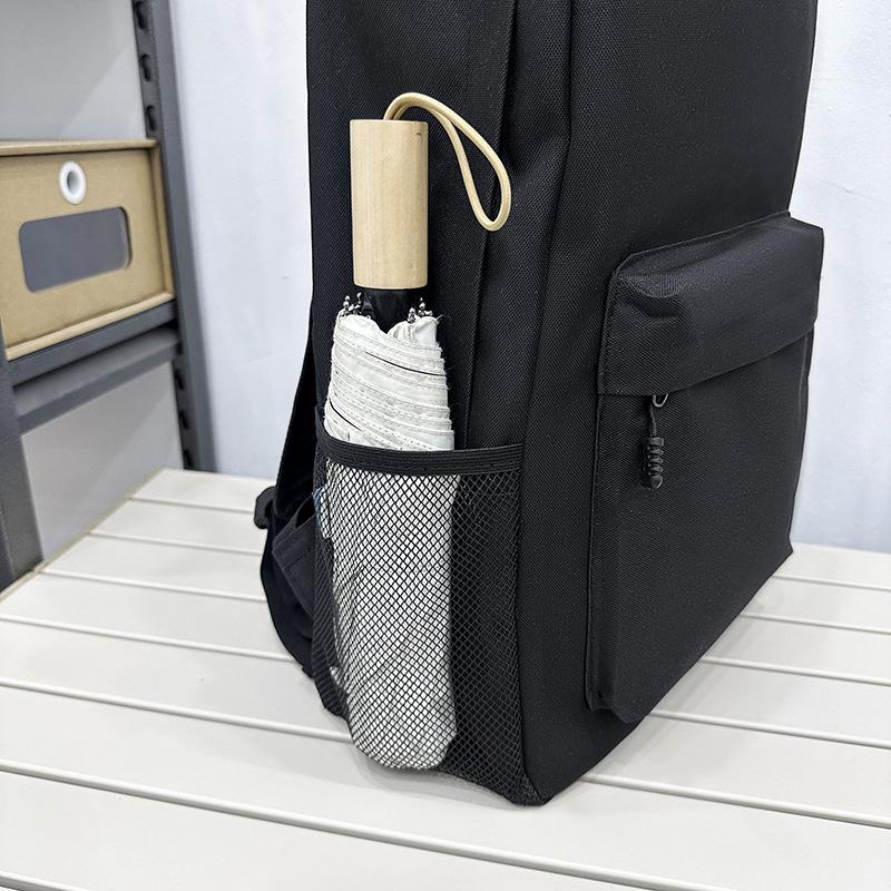 Outdoor Travel Backpack Simple and Versatile Korean Style Fashionable Large-capacity Office Computer Bag High School Student School Bag