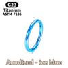 Piercing Naso Titanio G23 F136 Grado Impiantabile 14G 16G 18G 20G Clicker Diaframma Piercing Trago Gioielli Corpo Sexy