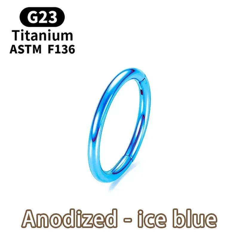 Piercing Naso Titanio G23 F136 Grado Impiantabile 14G 16G 18G 20G Clicker Diaframma Piercing Trago Gioielli Corpo Sexy