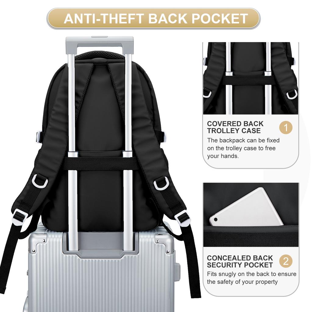 Cute High School Backpack for Women Men, Waterproof Teenager Nylon Rucksack, Large Backpack for Children, Boys Girls Laptop Bags
