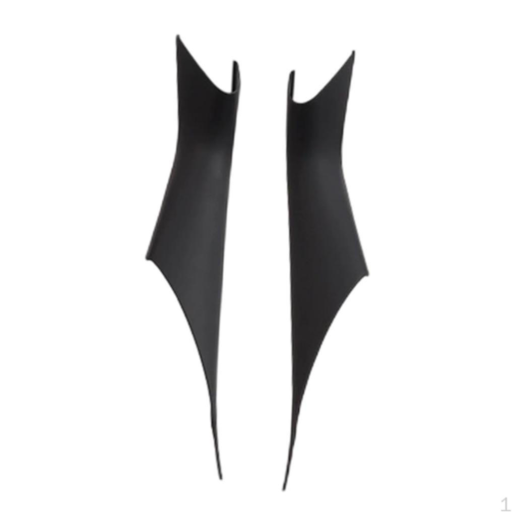 Inner Door Handle Trims Car Accessories Pull Covers for 5 Series G30 G38 Black