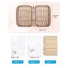 Portable Jewelry Storage Case with Clear Pockets Pages for Travel and Daily Use Jewelry Storage Book Binder Organizers