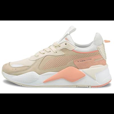 RS-X Reinvent Women Mid Top Lifestyle Sneakers Khaki Pink White 371008-11