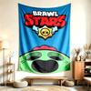 Brawl Stars (5) Gobelenas, tinkantis namų, bendrabučių ir miegamųjų dekoravimui, švelnus liesti ir puiki dovana draugams bei šeimai