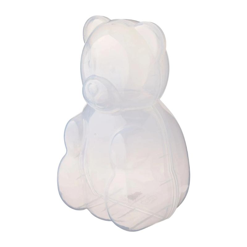 Bear Shape Candy Storage Container Craft Of ABS Plastic With Tight Seal Lid For Kitchen Organization