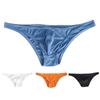 Men Briefs Low-Rise Solid Color Breathable Comfortable Panties Triangle Style Thin Underwear U-convex