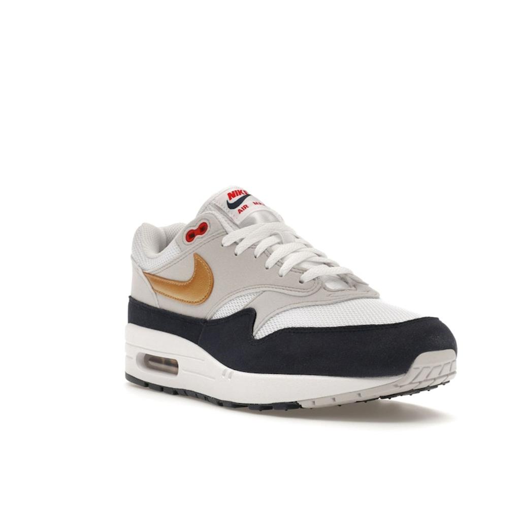 Nike Air Max 1 Olympic Herren Sneaker Blau Obsidian Weiß HM9604-400