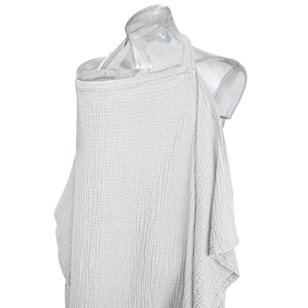Solid Color Breastfeeding Cover Cotton Nursing Apron  Baby Feeding Supplies