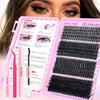 Wispy Style False Eyelashes Natural Look Fake Eyelash DIY Lash Extension Kit  Eye Lash Extension