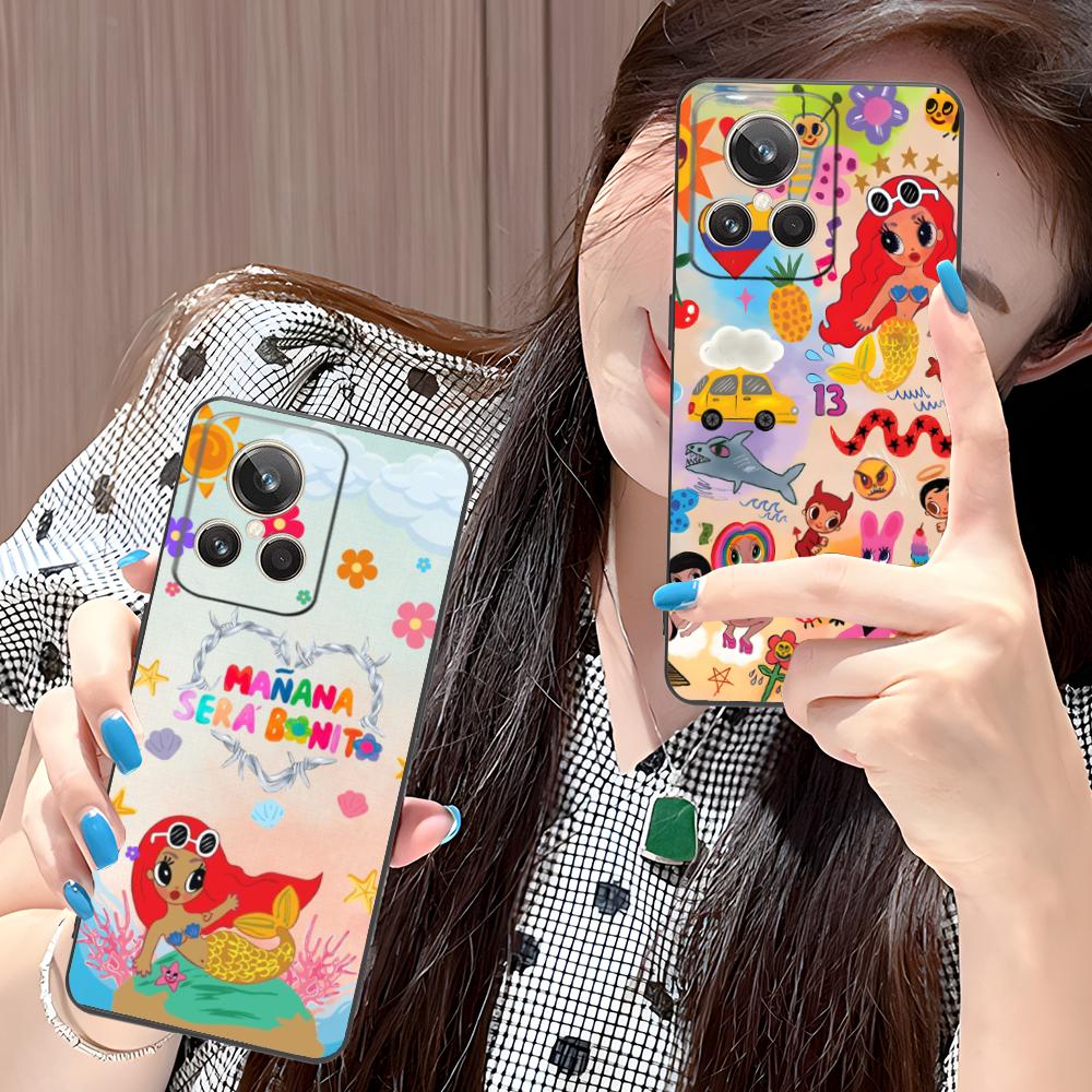 Karol G Latino Mobile Cell Phone Case for Realme GT 8 Neo Pro C75 73 71 C67 65 C55 53 C35 31 C20 15 Colorful Printing Cover
