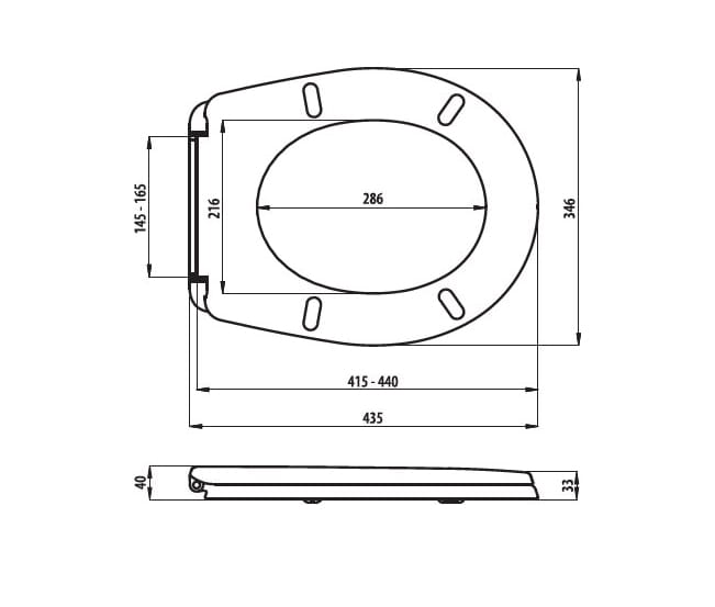 Formic white antibacterial soft-close toilet seat