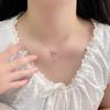 FY-0546 Lily of the Valley Necklace for Women S925 Sterling Silver Popular Luxury Tassel Choker Collarbone Chain