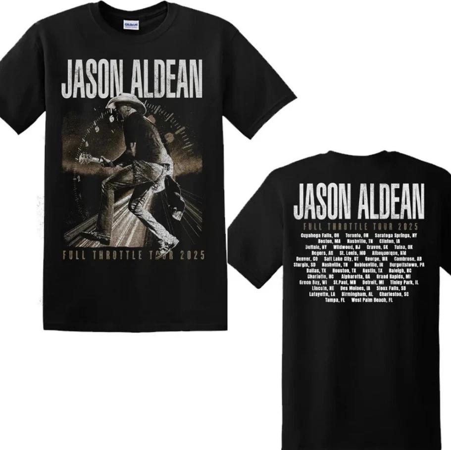 

Jason Aldean Full Throttle Tour 2025 T-shirt, size S-5XL L