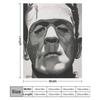 Klassischer Monster Frankenstein Kohlezeichnung Überwurfdecke Herren Weiche Warme Überwurfdecke für Sofa