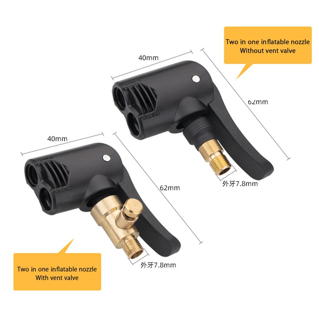 1 bucată din alamă pompă gonflabilă portabilă pentru anvelope mașină mandrina de aer pompa de umflare valvă conector adaptor cu clips roată anvelopă auto