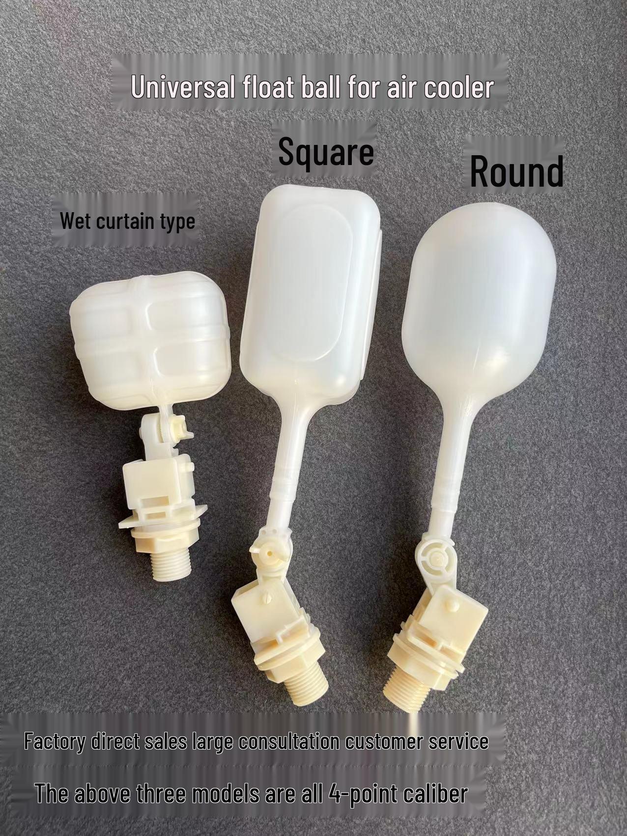 Automatic Plastic Float Valve for Aquaculture and Water Curtain Systems (1/2  & 3/4 ) Standard Aquaculture Float