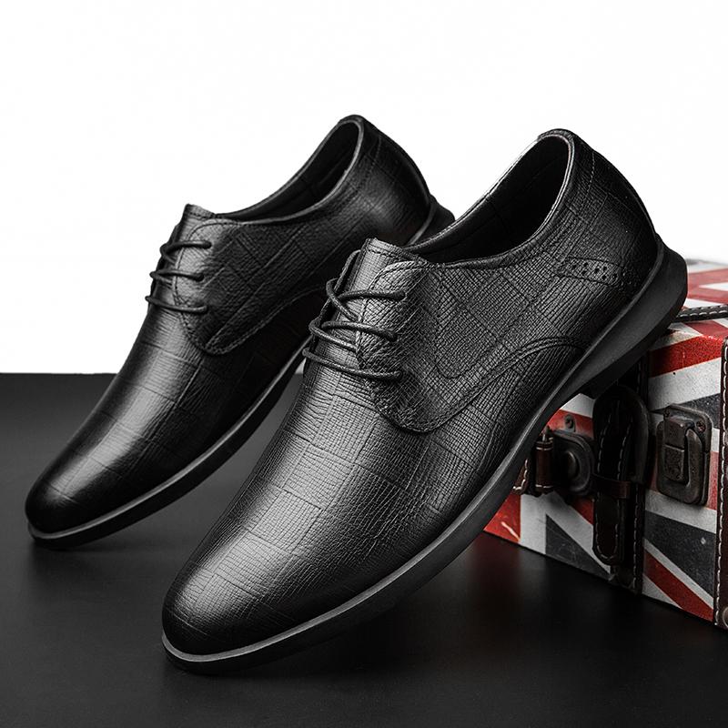 Mens Casual Shoes Genuine Leather Oxford Shoes For Men Italian Quality Formal Dress Wedding Footwear Brand Luxury Winter Shoes
