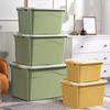 Heavy-Duty Reinforced Plastic Storage Box - Extra Large Durable Container Perfect Home Clothes Organizer for Moving & Storage