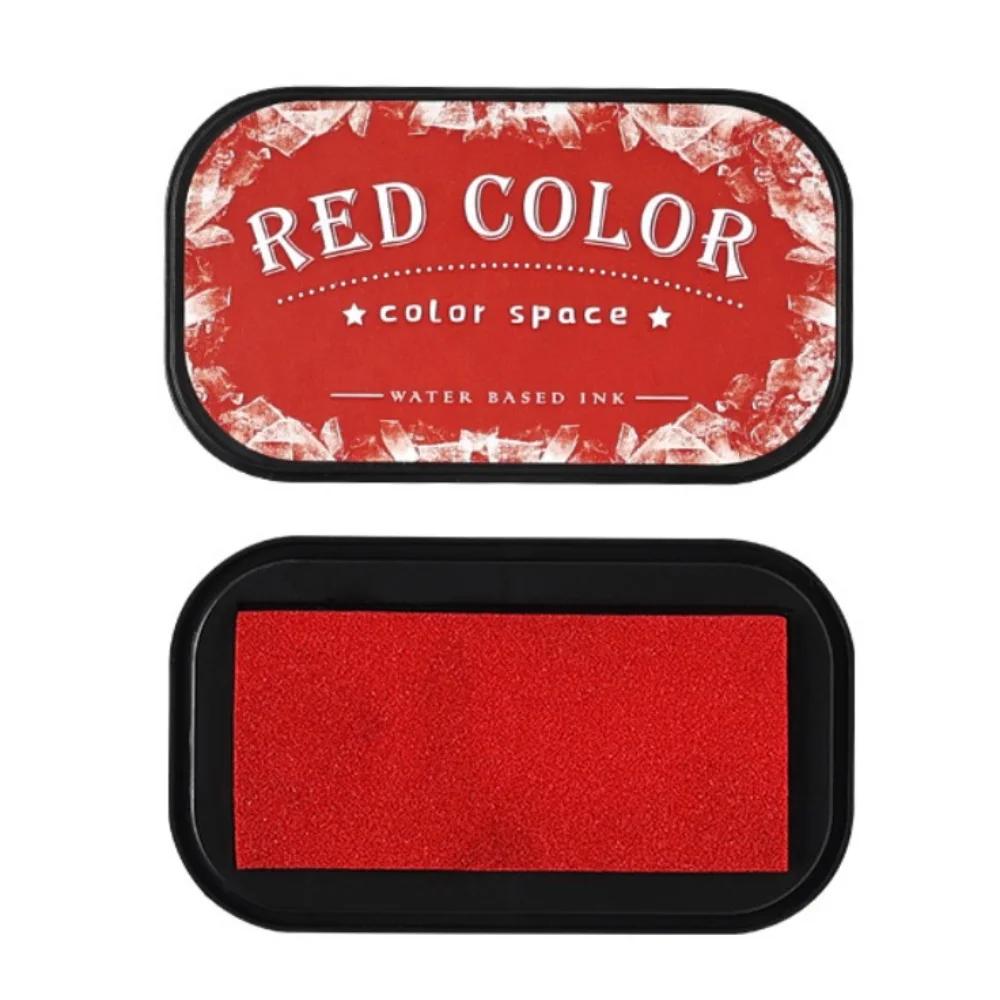 New Colorful Water Based Ink Pad Quick Drying High Density Sponge Inkpad Easy to Use Self Ink Stamp Scrapbook Supplies