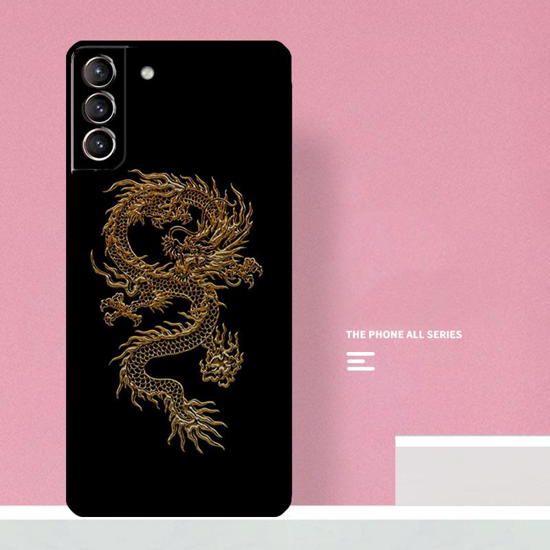 Chinese Dragon Phone Case For Samsung Galaxy S25 S26 Ultra S20 S21 S22 S23 S24 Plus S10 S25 FE Cover Coque