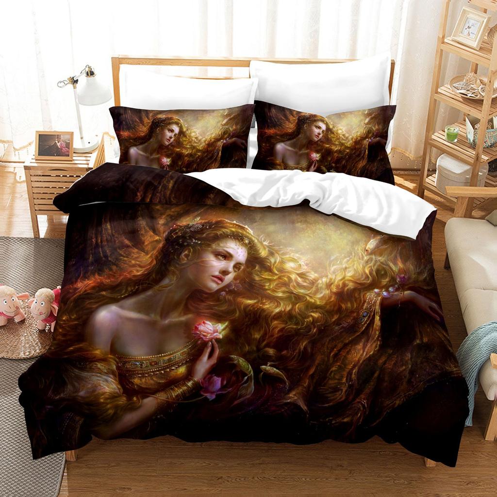 Game 3D Digital Printing Kit Quilt Set Three-Piece Set