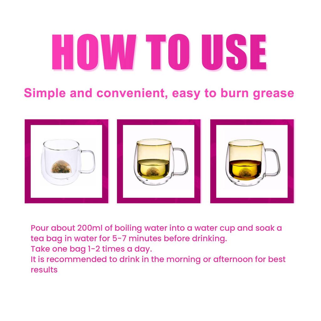 Natural Slim Green Tea, Tighten & Tone Body, Healthy Weight Loss & Body Shaping for Women