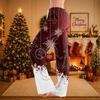 Kadın Yılbaşı Baskılı Pijama Pantolonu - Uyku ve Günlük Tatil Giyimi İçin
