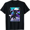 Pokémon Glaziola Nordlichter Linienzeichnung Winterporträt T-Shirt