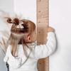 Leisure Style Splicing Wooden Board Height Ruler Children's Room Solid Wood Height Board Wall Sticker Baby Growth Record Ruler