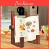Counter Holder Kitchen Wooden Cookbook Recipe Stand High Stability Smooth Edge Burr Free