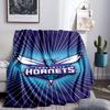 Charlotte-Hornets Logo Blanket Lightweight Flannel Bedding Blanket Perfect for Travel, Camping, Living Rooms, Offices, Sofas, Fan Christmas gift