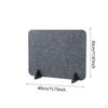 Acoustic Desk Divider, Partition, Privacy Panel Reduces Distractions with Support Legs for Home