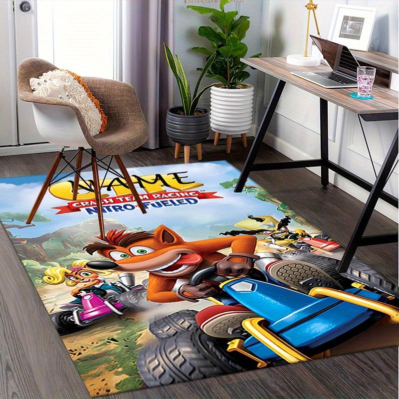 

Poster Crash Team Racing Office Carpet Soft Polyester Entrance Carpet Washable Non-slip Machine Washable Indoor Carpet Living Room Bedroom D 60cm by 90cm