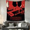 Stranger Things C Wall Hanging Printed Fabric Blanket Decorative Tapestries for Bedroom Living Room Home Decor