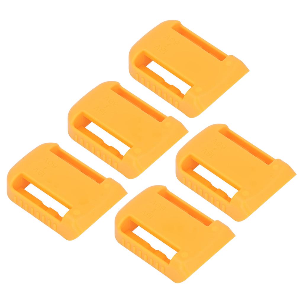 5 Set Battery Holder 20V 60V Battery Mount Dock Holder Set Suitable for DCB200 DCB201 DCB203 DCB204 DCB206 Battery