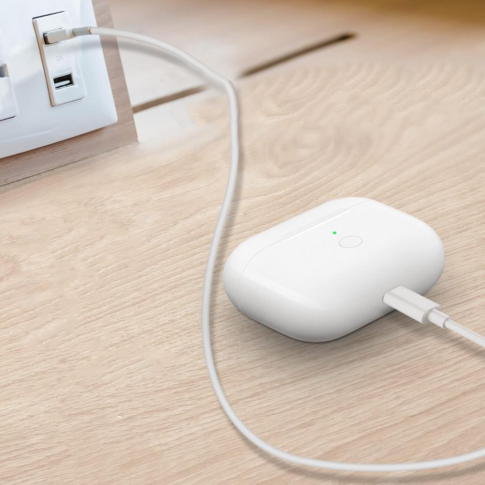 Kabelloses Ladecase mit Bluetooth-kompatiblem Kopplungs-Sync-Button Ersatz-Ladecase für AirPods Pro 2. & 1. Gen