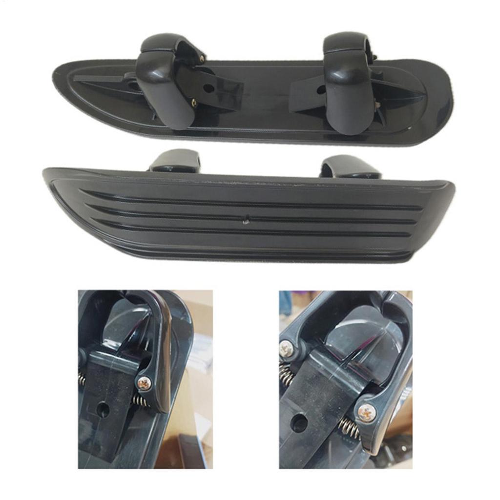 Stroller Skis & Bicycle Ski Conversion Kit, 2-in-1 Winter Attachment for Baby Strollers Bikes & Golf Carts, for Outdoor Snowy