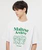 WAIKEI Maltese Archive Line Graphic Short Sleeve T-Shirt White