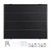 36 Graded Sports Card Display Case, 30.5x24.3x2.1 In, Baseball Card Display Frame with 98% UV Protection Clear View PC Glass, Lockable Wall Cabinet