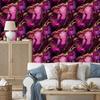 Ink wallpaper burgundy, purple, burgundy and plum 50x1000