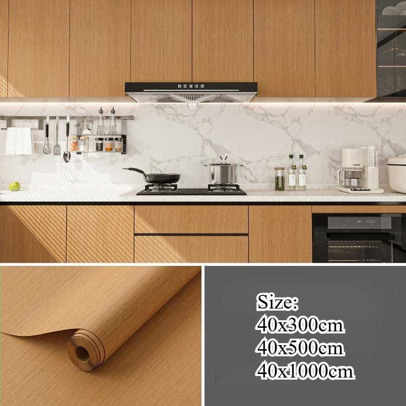 Wood Grain Background Wallpaper Bedroom Living Room Furniture PVC Waterproof Wall Sticker Self-adhesive Home Decor Wallpaper