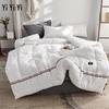 Yiyi'ai Japanese Style Solid Color Washed Polyester Quilt