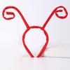 Butterfly Antenna Headband Velvet Bugs Hairband for Halloween Party Costume Cosplay Dressing Up Pretend Play Accessory