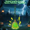 35inch Witch Brooms Green Led Halloween Broom With Sound Lighted Prop Supplies Spooky Decorations Party Decoration,Photo Props