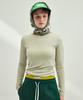 BETWEEN A AND B Peacoat Stitch Round Neck T-Shirt [Olive]