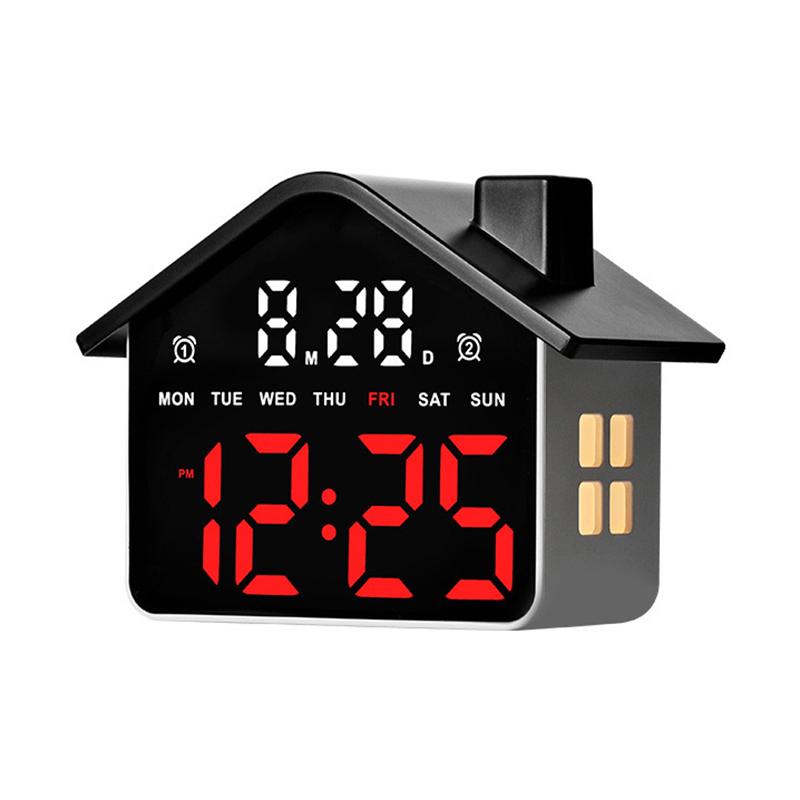 1 Set LED Digital Alarm Clock with Night Light for Smart Home and Office Use BR