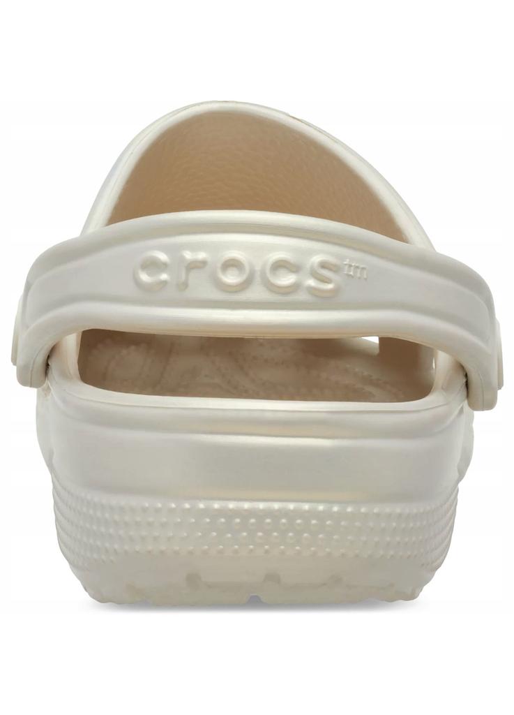 Crocs Classic Pearl Shine Clog 213785 Beige Frappe Marime EU 41-42 Damen Freizeit-Clogs