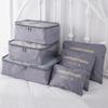 Travel Storage Bags Sixpiece Cubic Set With Multipurpose Compartments For Suitcase Organization