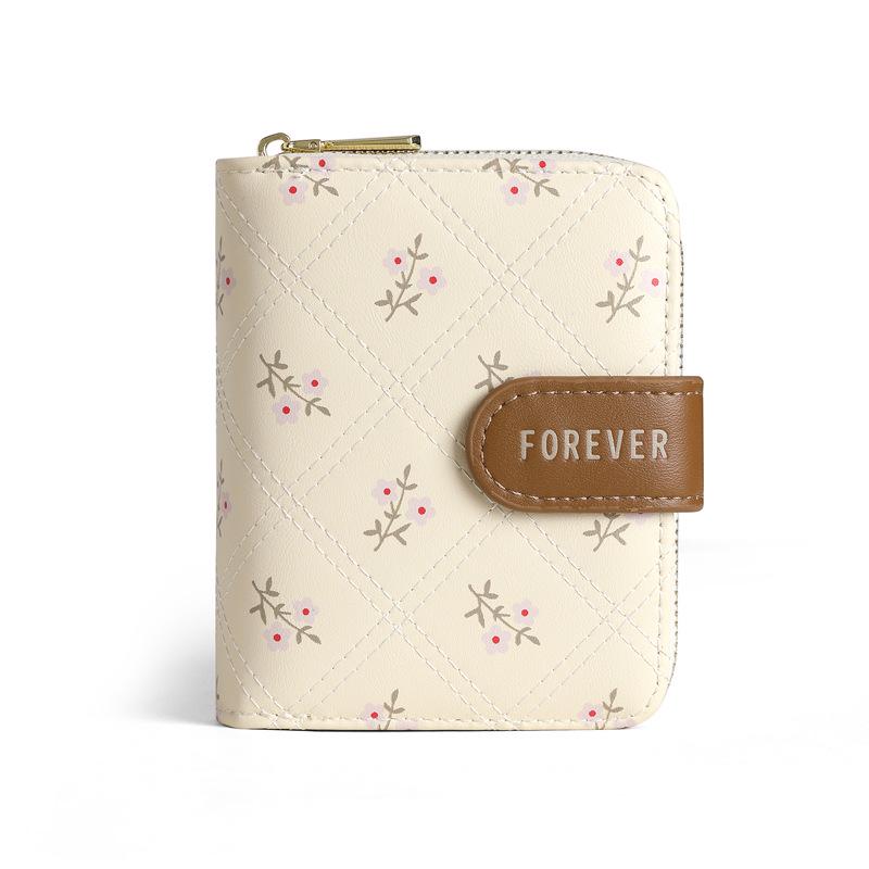 High-End Minimalist Women's Wallet: Compact Cross-Border Card Holder & Zipper Coin Purse
